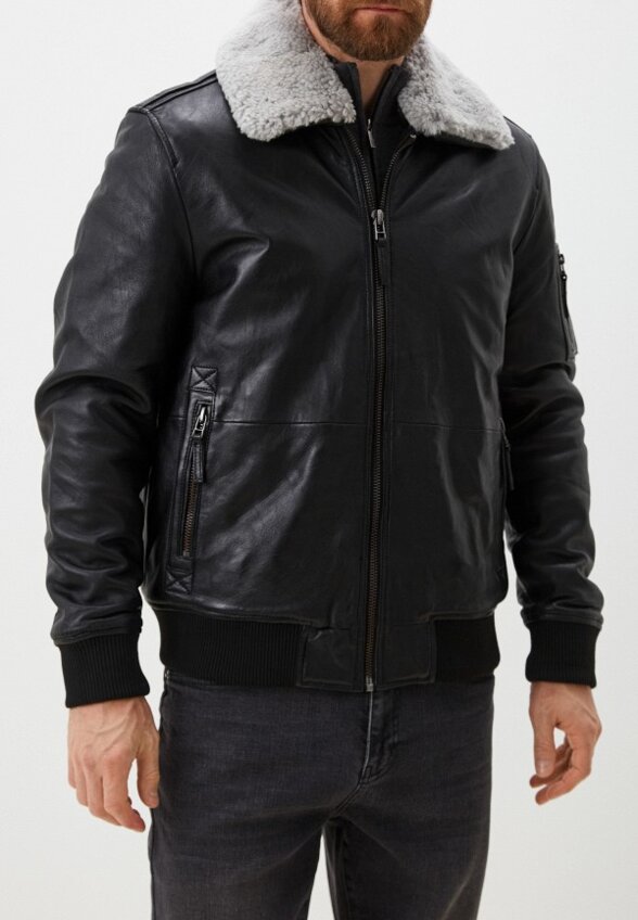 Куртка кожаная Jorg Weber