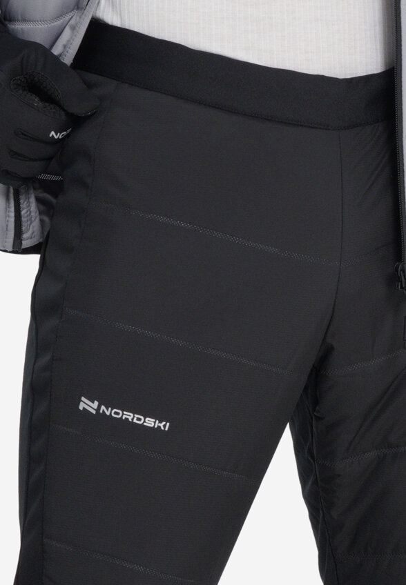 Брюки для беговых лыж мужские Nordski Hybrid Pro 2.0, Черный