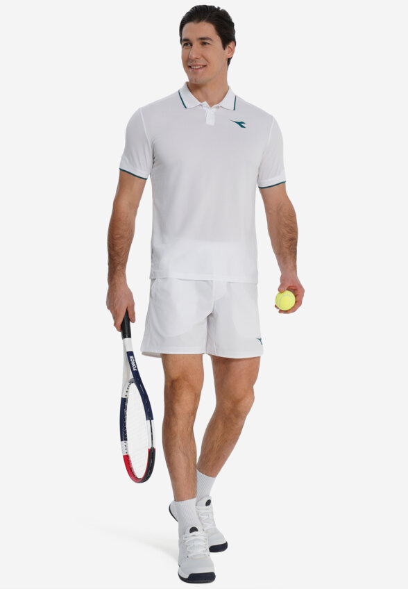 Поло мужское Diadora, Белый