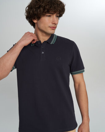 Поло мужское Sergio Tacchini Marco, Синий женщинам