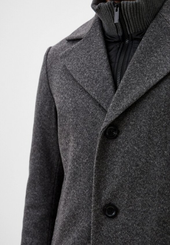 Пальто однобортное Al Franco