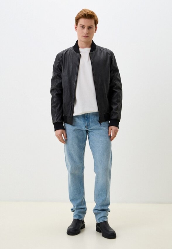 Куртка кожаная Urban Fashion for Men