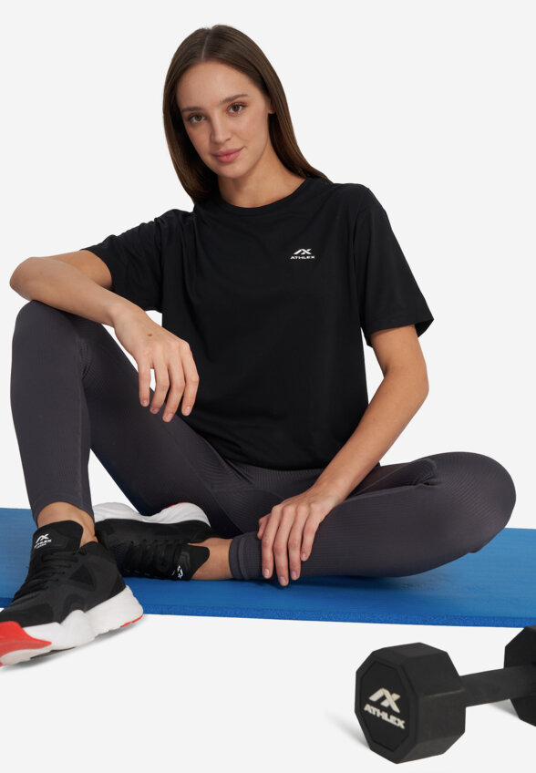 Футболка женская Athlex, Черный