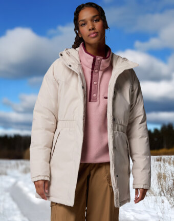 Парка женская Columbia Kennedy Meadows Mid Down Parka, Бежевый женщинам