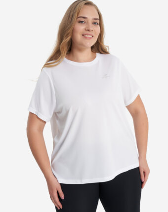 Футболка женская Demix, Plus Size, Белый женщинам
