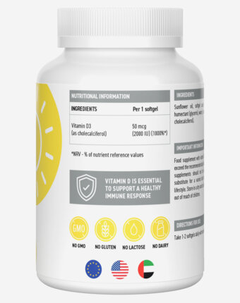 Витамин D3 Ultrasupps, 180 шт, Белый женщинам