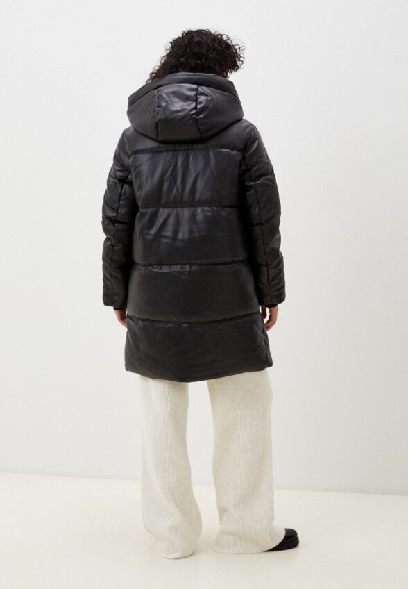 Куртка кожаная утепленная O'STIN