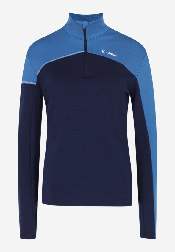 Джемпер женский Loeffler Coblo Transtex Merino, Синий