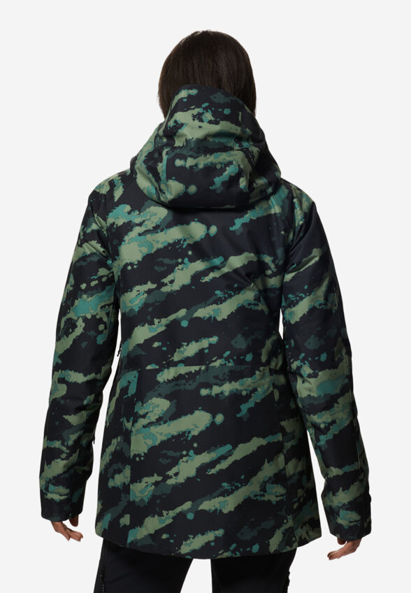 Куртка горнолыжная женская Mountain Hardwear Cloud Bank Gore Tex, Зеленый