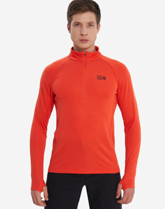 Толстовка мужская Mountain Hardwear Crater Lake Heavyweight Half Zip, Оранжевый женщинам