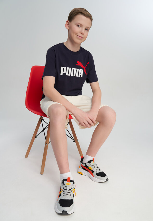 Футболка для мальчиков PUMA Ess 2 Color No.1 Logo, Синий