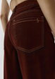 Джинсы WIDE LEG c бархатистым флоковым покрытием5  - превью