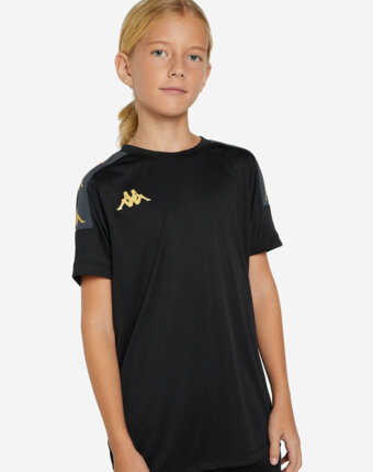 Футболка для мальчиков Kappa, Черный женщинам