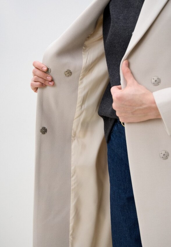 Пальто двубортное Снежная Королева