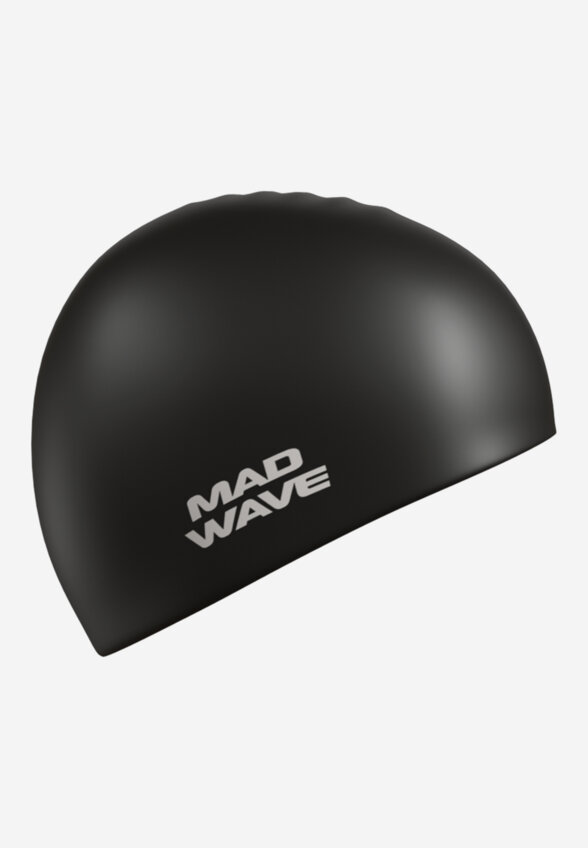 Шапочка для плавания Mad Wave Intensive, Черный