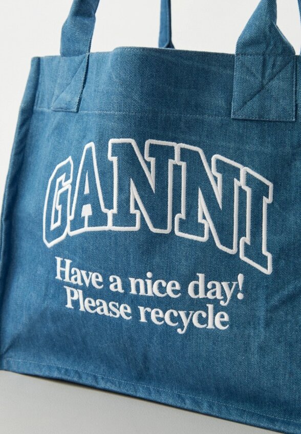 Сумка джинсовая Ganni