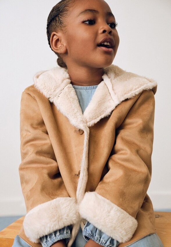 Дубленка Mango Kids