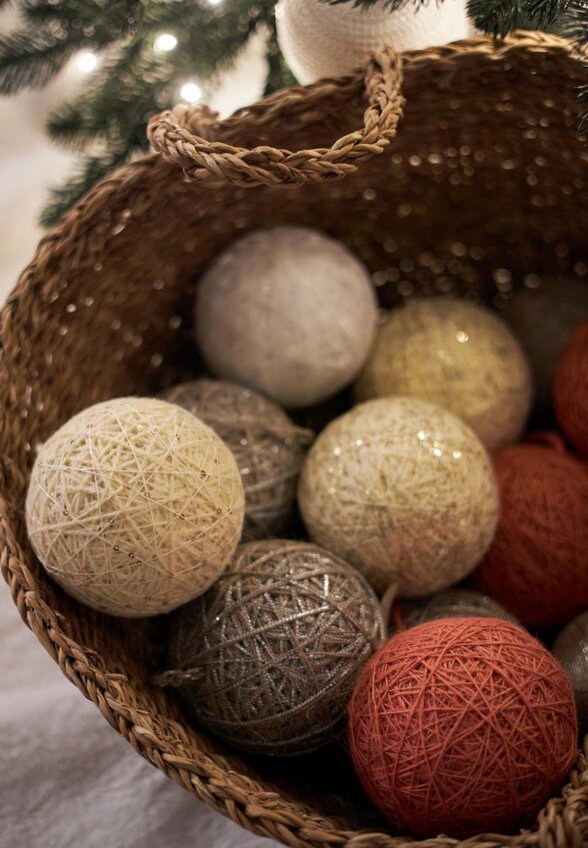 Набор елочных украшений Tkano