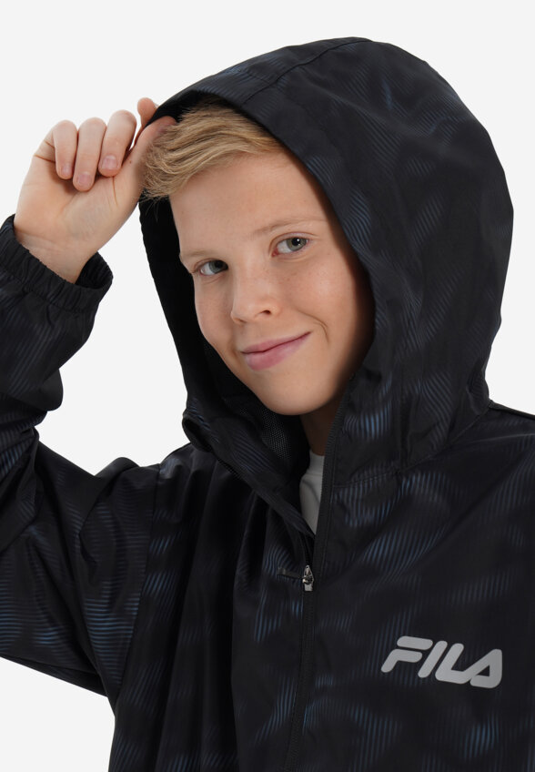 Ветровка для мальчиков FILA, Черный