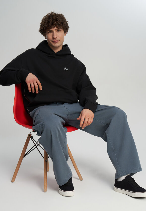 Худи мужское DC Shoes Flow Down, Черный