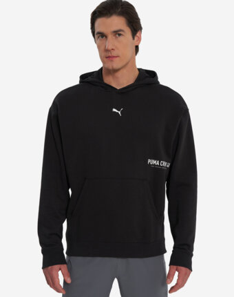 Худи мужское PUMA Graphic French Terry, Черный женщинам