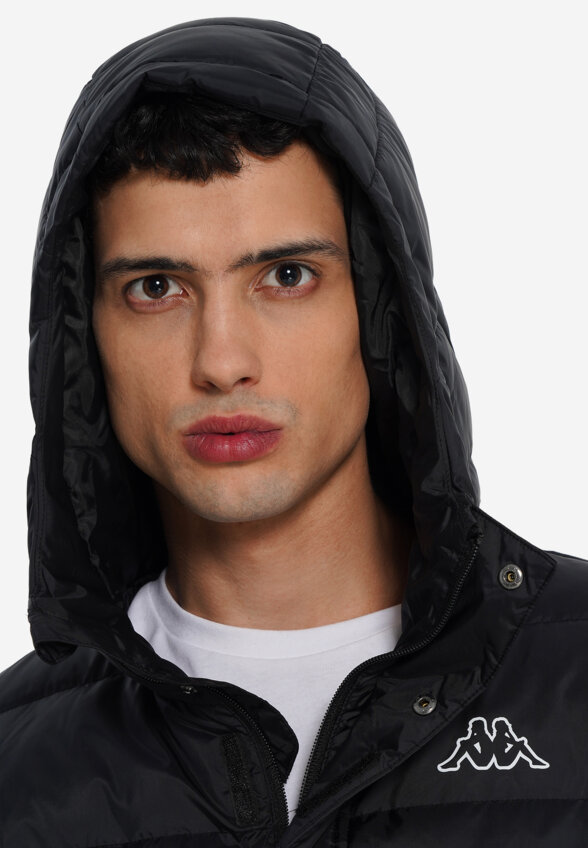 Пальто пуховое мужское Kappa Emovere, Черный