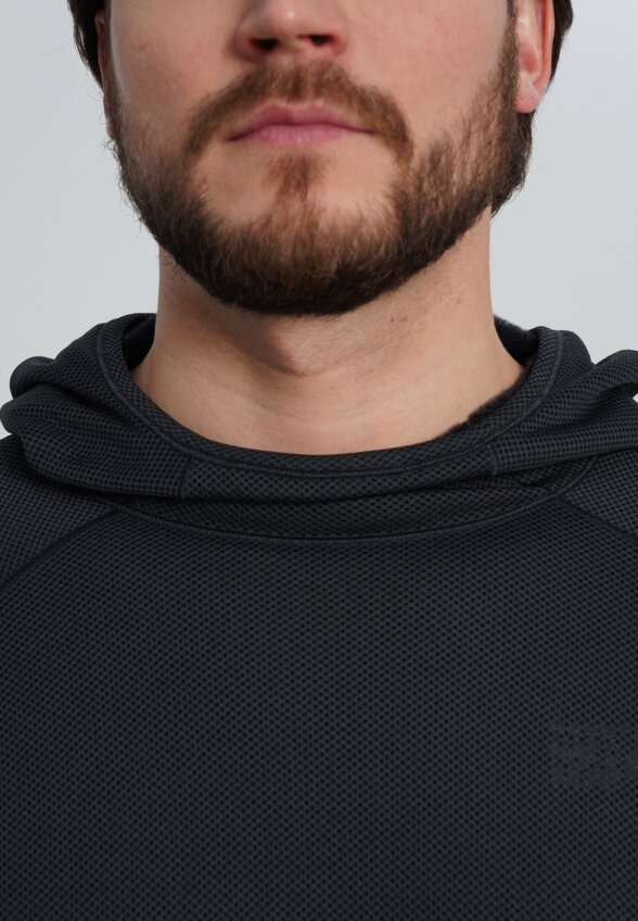 Худи мужское Mountain Hardwear Airmesh Long Sleeve Hoody, Серый