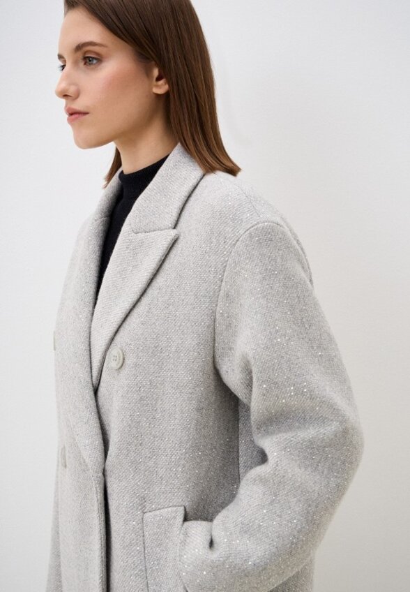 Пальто двубортное Sabrina Scala