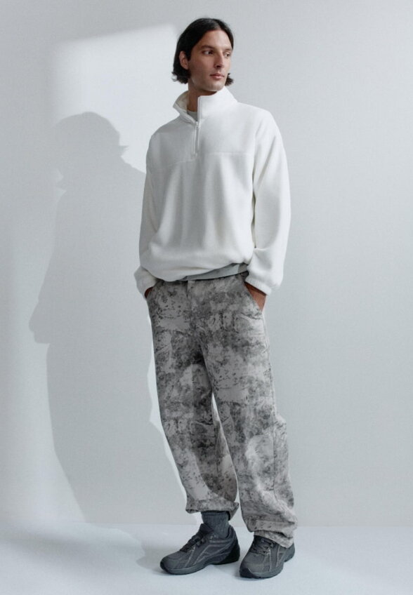 Флисовая толстовка Oversize fit