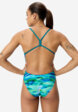 Купальник слитный женский Speedo Printed 2.0, Голубой3  - превью