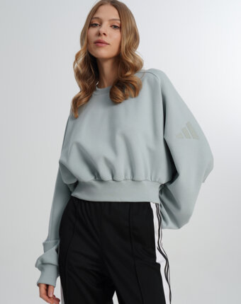 Свитшот женский adidas, Зеленый женщинам