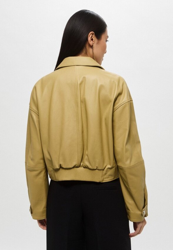 Куртка кожаная Boss