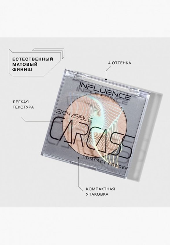 Пудра компактная Influence Beauty