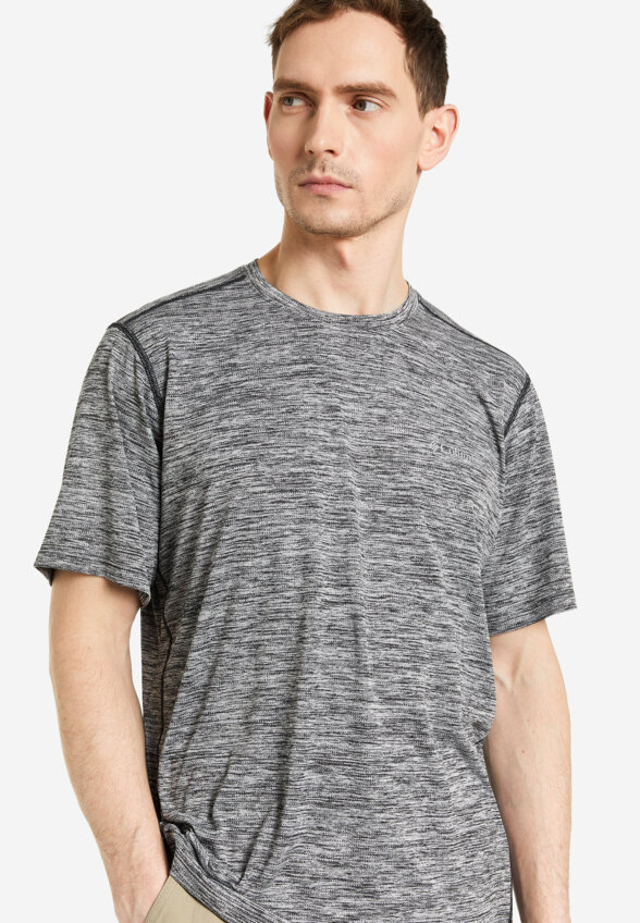 Футболка мужская Columbia Deschutes Runner Short Sleeve Shirt, Черный