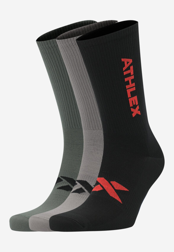 Носки Athlex, 3 пары, Мультицвет