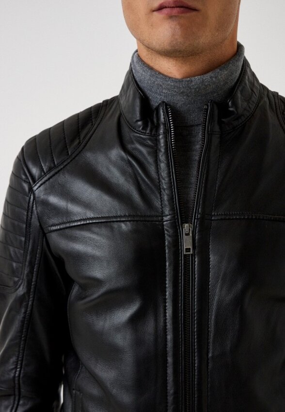 Куртка кожаная Urban Fashion for Men