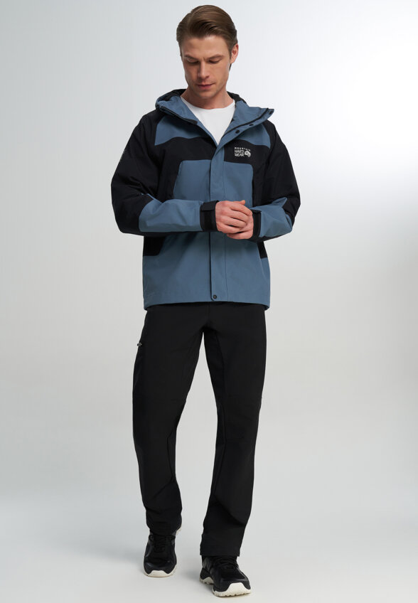 Куртка мембранная мужская Mountain Hardwear Dry Times Hooded Jacket, Синий