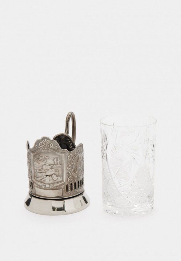 Стакан с подставкой Кольчугинский мельхиор