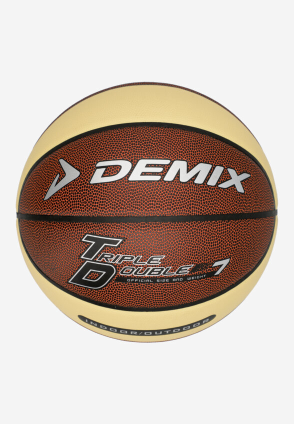 Мяч баскетбольный Demix Triple Double 7, Коричневый