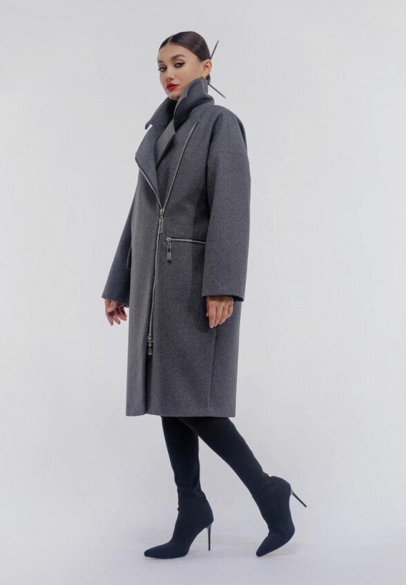 Пальто-кокон IZ13