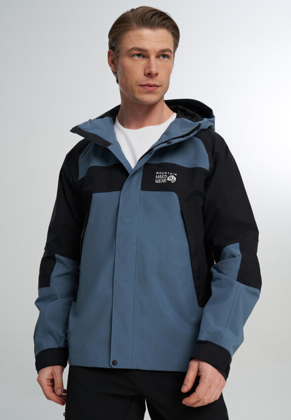 Куртка мембранная мужская Mountain Hardwear Dry Times Hooded Jacket, Синий