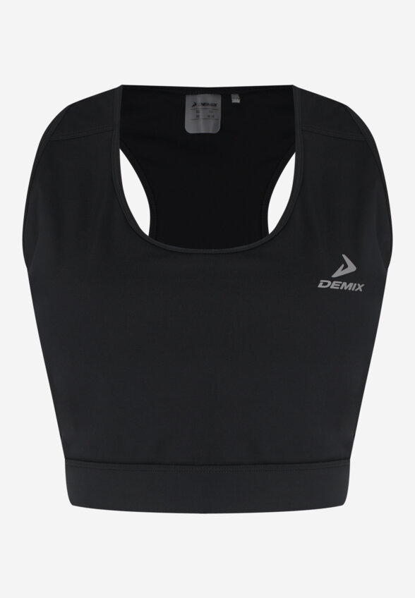 Топ бра спортивный Demix ActiveMove Gym, Plus Size, Черный