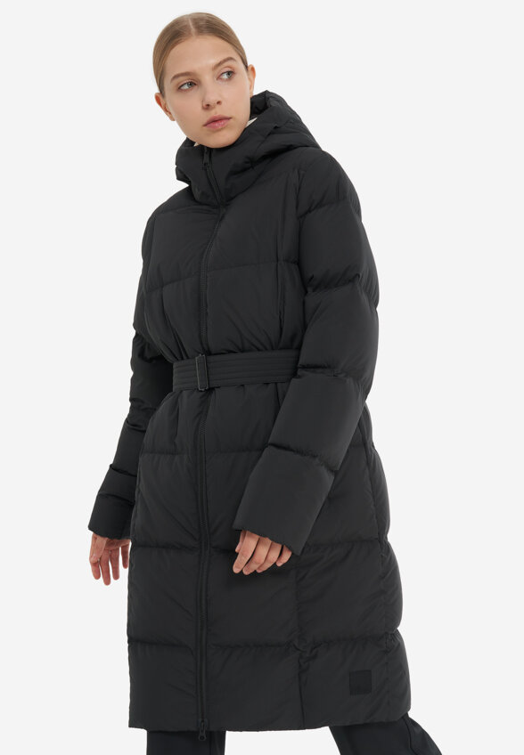 Пальто пуховое женское Jack Wolfskin Frozen Lake, Черный