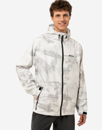 Ветровка мужская Remington Pu Fishing Rivers 2, Белый женщинам