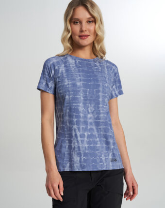 Футболка женская Mountain Hardwear Crater Lake Short Sleeve, Синий женщинам