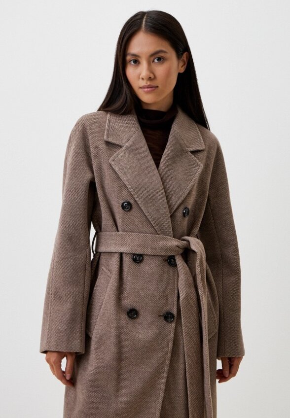 Пальто двубортное Almarosa