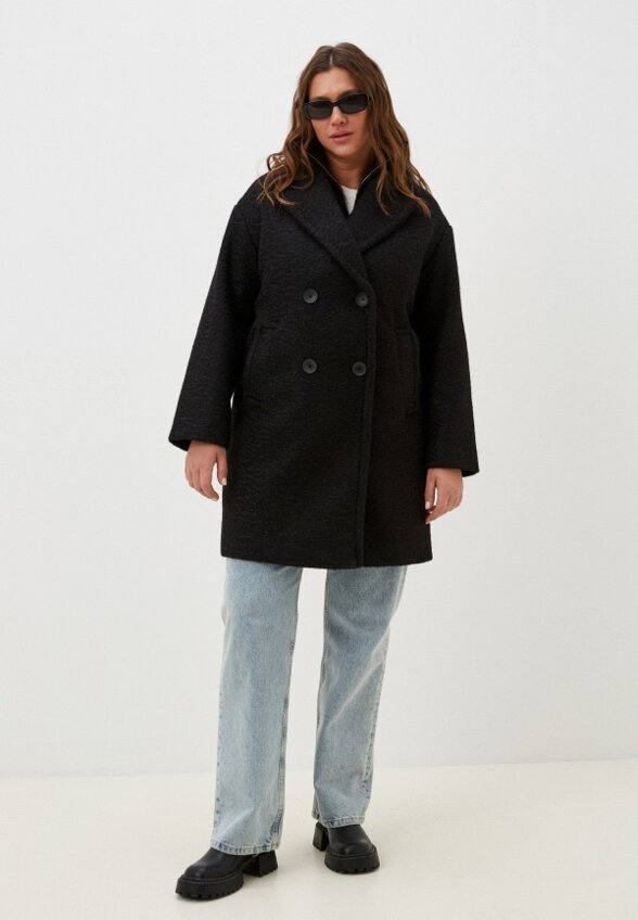 Пальто двубортное Le Monique