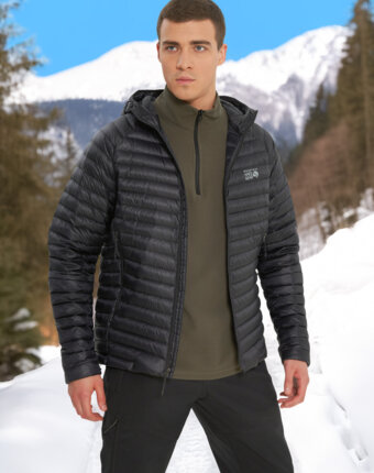 Пуховик мужской Mountain Hardwear Ghost Whisperer, Черный женщинам