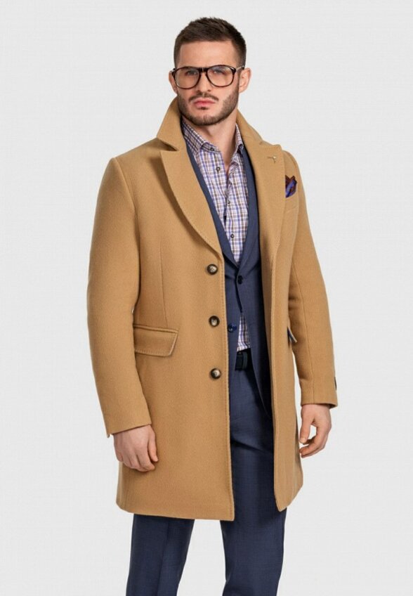 Пальто однобортное Sarto Reale