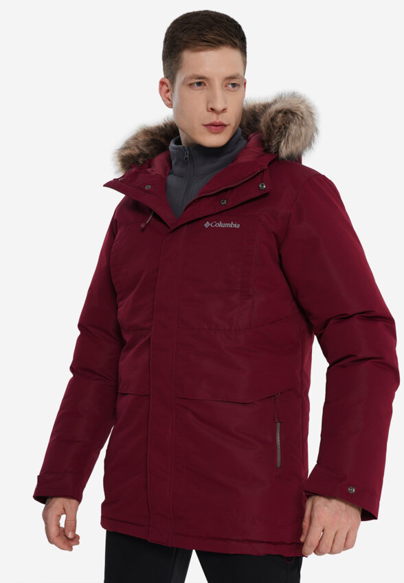 Пуховик мужской Columbia Marquam Peak III Parka, Красный